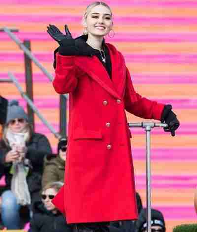 100th Thanksgiving Meg Donnelly Red Coat