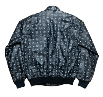 80s Monogram Leather Jacket