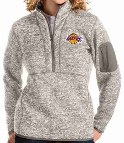 Antigua Los Angeles Lakers Natural Fortune Jacket