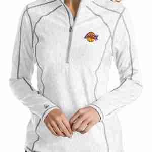 Antigua Los Angeles Lakers Womens White Pullover Jacket