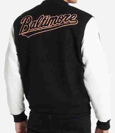 Baltimore Orioles Logo Varsity Jacket