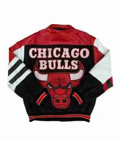 Chicago Bulls 90’s Varsity Leather Jacket