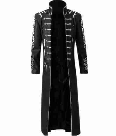 Devil May Cry 5 Vergil Trench Black Coat