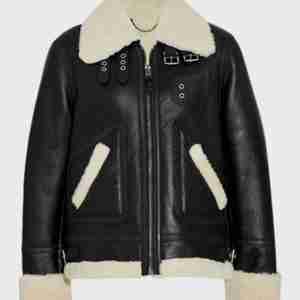 Elana Shearling Aviator Jacket