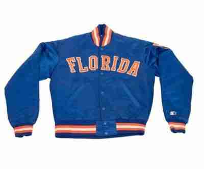 Florida Gators Blue Satin Starter Jacket