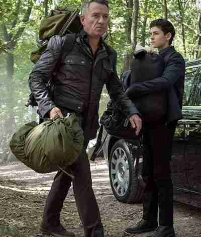 Gotham Sean Pertwee Military Black Jacket