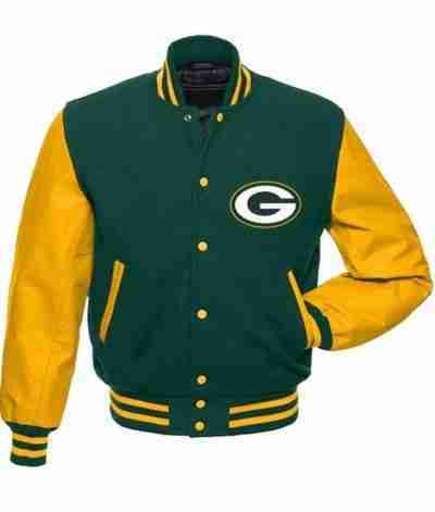 Green Bay Packers Varsity Letterman Jacket