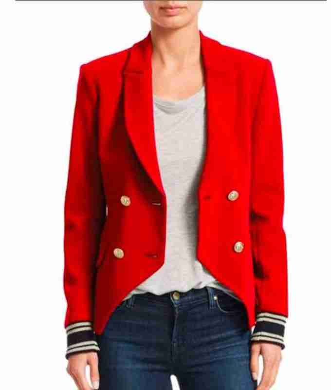 Grown-Ish Francia Raisa Red Blazer - Movie Leather Jackets