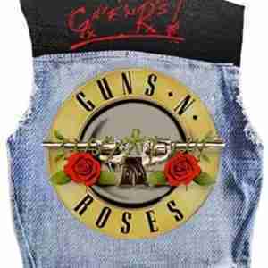 Guns N Roses Blue Jeans Vest