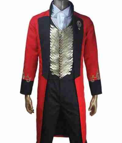 Hugh Jackman The Greatest Showman Red Coat