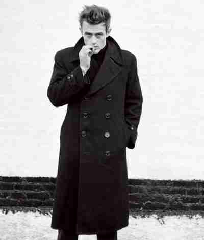 Jim Stark Rebel Without a Cause Black Long Coat