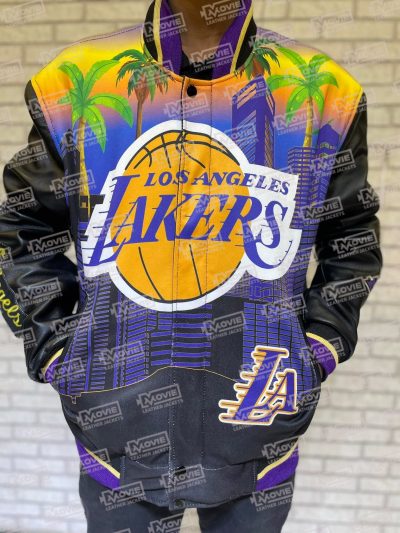 Los Angeles Lakers Remix Varsity Jacket