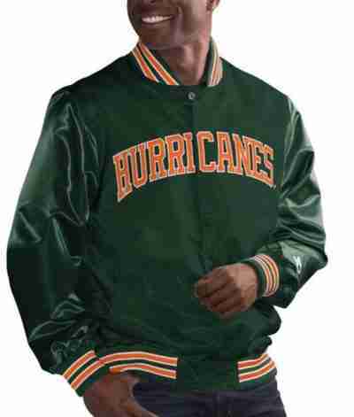 Men’s Miami Hurricanes Green Jacket