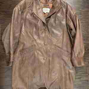 Mens Pelle Vintage Brown Leather Jacket