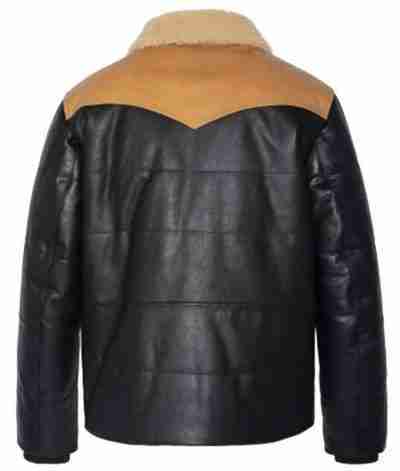 Men’s Puffer Rancher Black Jacket