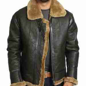 Mens R.A.F Brian Brown Bomber Jacket