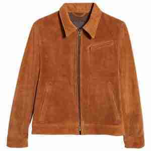 Mens Scott Suede Leather Jacket