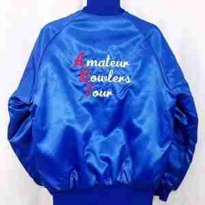 Men’s Vintage Amateur Bowlers Satin Jacket
