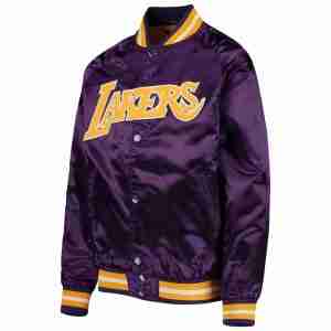 Mitchell & Ness Los Angeles Lakers Youth Purple Jacket