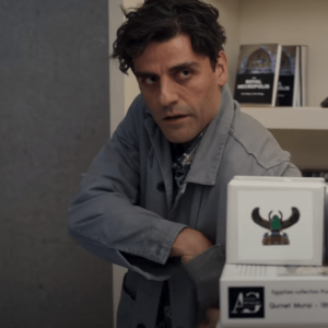 Moon Knight Oscar Isaac Gray Cotton Jacket