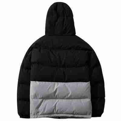 Multi Pockets Patchwork Parka