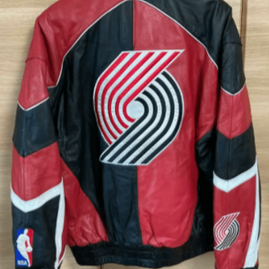 NBA Basketball Portland Trail Blazers Leather Jacket
