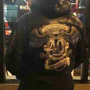 Pelle Pelle “40th Anniversary” Black Hoodie