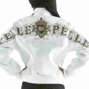 Pelle Pelle Leather White Jacket