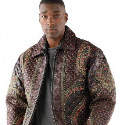 Pelle Pelle Mens Monarch Rust Burnish Jacket