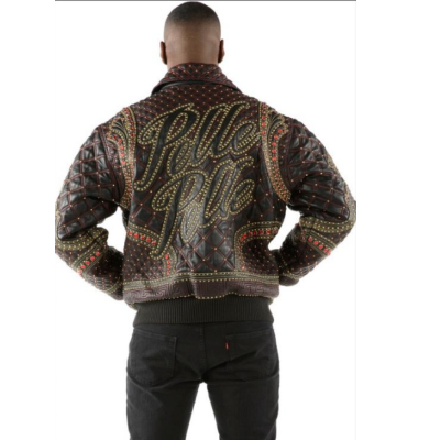 Pelle Pelle Mens Monarch Rust Burnish Leather Jacket