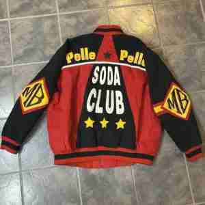 Pelle Pelle Soda Club Black & Red Jacket