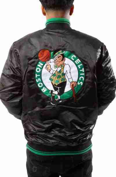 Starter Boston Celtics Black Polyester Jacket