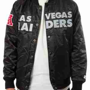 Starter Las Vegas Raiders Back Shield Jacket