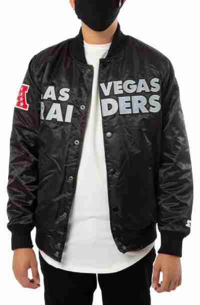 Starter Las Vegas Raiders Back Shield Jacket