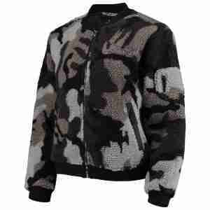 The Wild Collective Los Angeles Lakers Camo Sherpa Jacket
