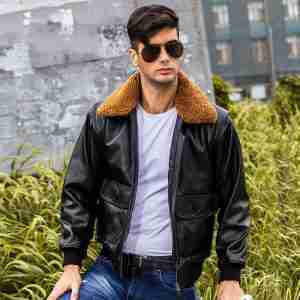 U.S Navy G-1 Military Flight Leather Jacket
