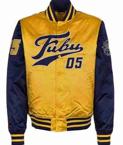 Varsity FUBU College Yellow & Blue Jacket