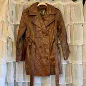 Women Pelle Brown Leather Jacket