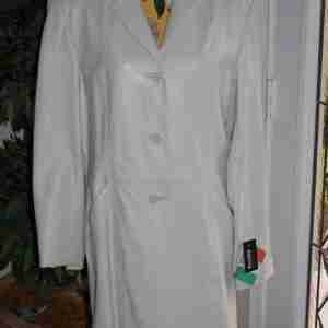 Women Pelle Italian Leather Trench Coat