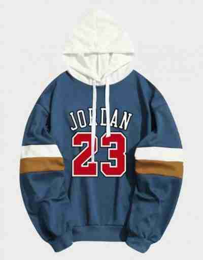 2020 Jordan Sweatshirt Blue Hoodie