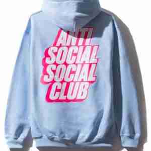 Anti Social Social Club Pullover Blue Hoodie