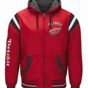 Authentic Detroit Red Wings Hooded Jacket
