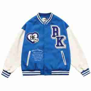 Bk Blue Varsity Blue Jacket
