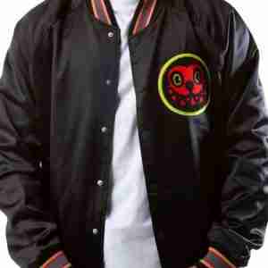 Black College Varsity Jacket