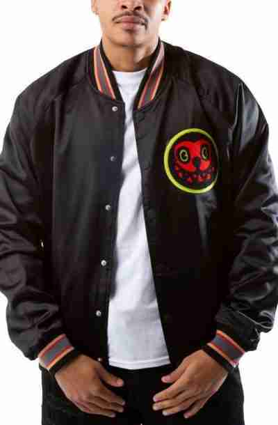 Black College Varsity Jacket