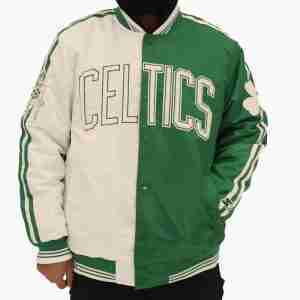Boston Celtics NBA Varsity Satin Jacket