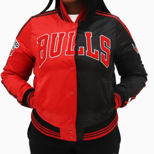 Chicago Bulls NBA Red & Black Jacket