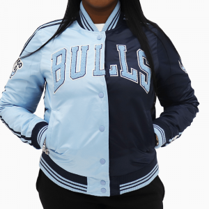 Chicago Bulls NBA Two Tone Blue Jacket