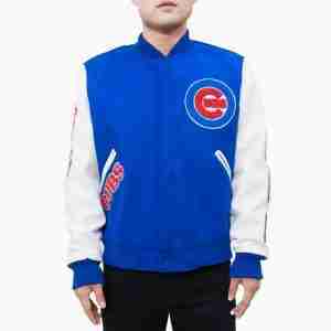 Chicago Cubs Logo Varsity Jacket