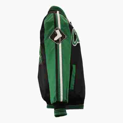 Chicago White Sox MLB Varsity Satin Green Jacket